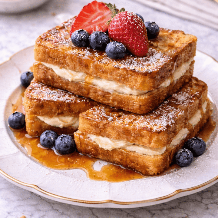 Cream Cheese Stuffed French Toast